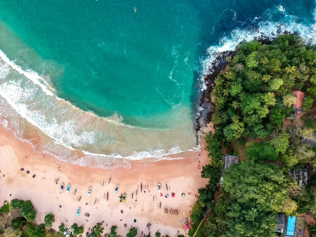 Sri Lankan beach