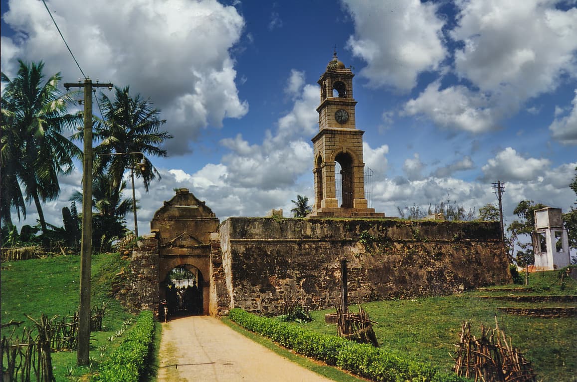 Negombo Dutch Fort Gate & Old Canal